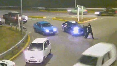 dos policias fueron atropellados durante una persecucion en punta del este