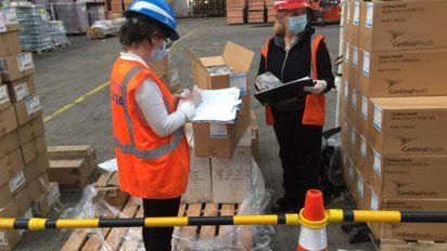 msp recupero casi todo el material medico hallado en el puerto