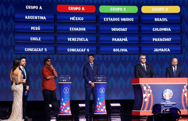 Fase de grupos, Copa América 2024. AFP