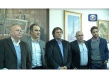 Martín Lasarte DT de Nacional, con Seba Eguren al cuerpo técnico