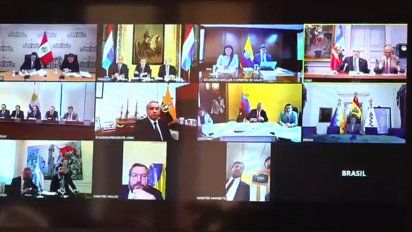 lacalle pou coordino medidas por el coronavirus con presidentes de la region