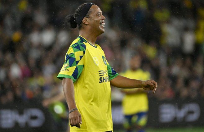 Foto: AFP. Ronaldinho.