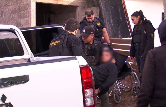 Foto: Subrayado. Detención del sospechoso en Santa Catalina.