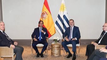 gabriel boric y felipe vi, los encuentros bilaterales de lacalle pou en republica dominicana