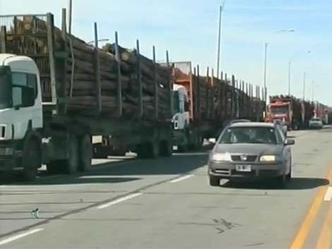 UPM y transportistas negocian acuerdo para el ingreso de madera