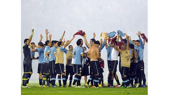 Las mejores imágenes del partido entre Uruguay - Jordania