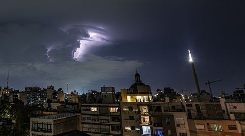 Tormentas fuertes. Foto: FocoUy Tormentas fuertes. Foto: FocoUy