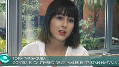 una joven uruguaya que lucha contra la venta ilegal de animales en tristan narvaja