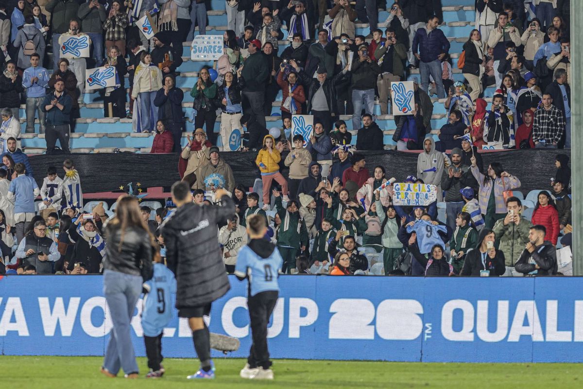 Último partido de Luis Suárez con la Celeste. Foto: Foco UY