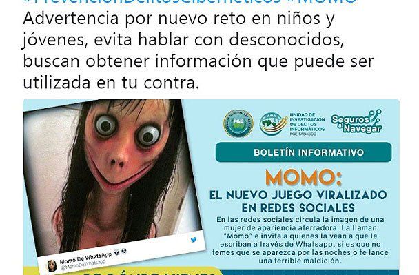El juego se ha viralizado y el Estado de Tabasco en México estableció una campaña de prevención