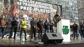 estatales se movilizaron por recuperacion salarial e ingreso de personal a la administracion