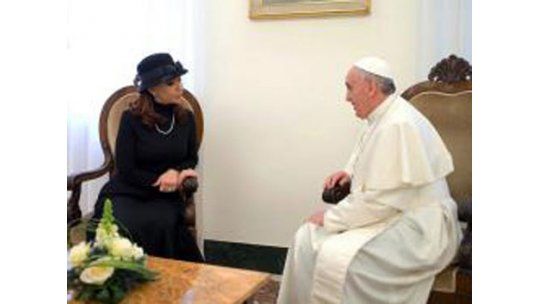La curiosa carta que le envió Cristina al Papa Francisco