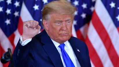 trump afirma que gano las elecciones pese a que el recuento continua en varios estados