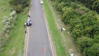 un motociclista de 35 anos murio tras chocar contra un ciervo en paysandu