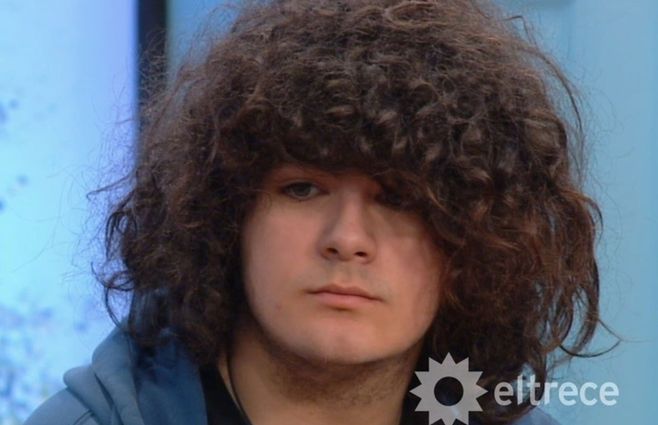 Foto: publicada por Clarín, tomada de una presentación en TV de Santiago Lara.