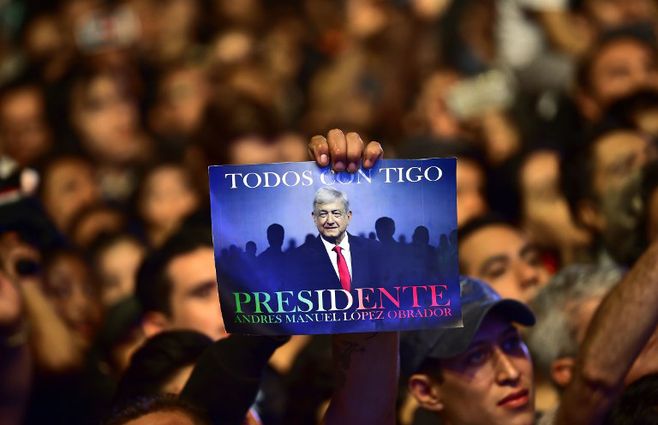 Un López Obrador sonriente y relajado fue la tónica de la campaña que lo llevó a la victoria