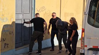 El exnovio de Valentina Cancela conducido por la Policía.