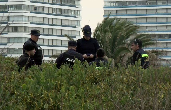 Foto: Subrayado. Había movimiento de arena en el lugar donde fue hallada la mochila.
