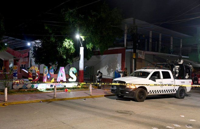 Foto: AFP. Escena del crimen, en México.