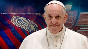 el futbol argentino, y su amado san lorenzo, tributan al ultimo capitan de la iglesia