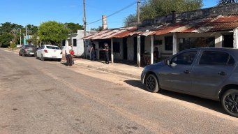 Foto: Willan Dialutto, Subrayado. Escena del homicidio, en un bar de Lascano.