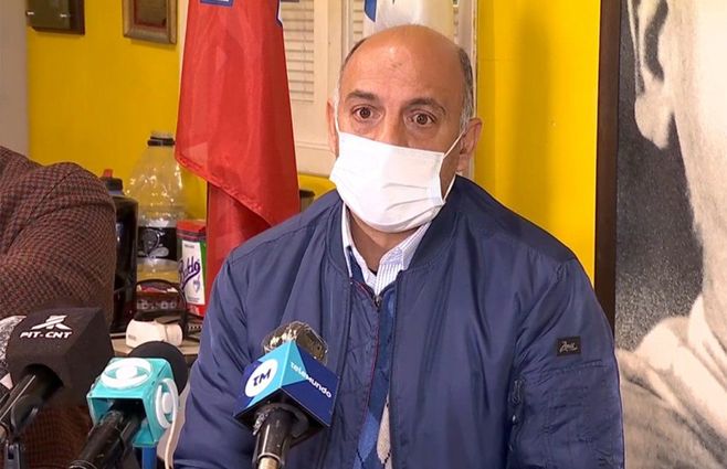 Marcelo Abdala, secretario general del PIT-CNT. Los trabajadores piden u lugar en la mesa de comisiones del TLC