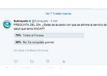 PREGUNTA DEL DÍA: el servicio médico de Ancap