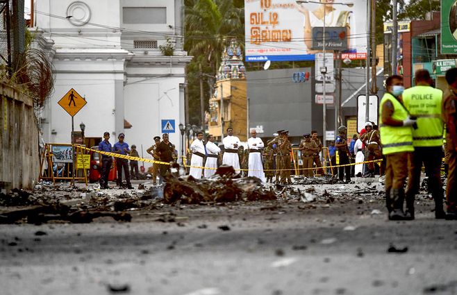 Explosión en las calles de Colombo durante el domingo de pascuas&nbsp;