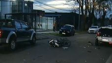 Dos autos, una moto y una camioneta protagonizaron un choque en el Belvedere