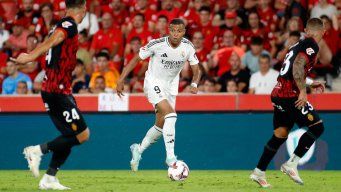 Foto: AFP. El debut en La Liga, de Kylian Mbappé, con el Real Madrid.