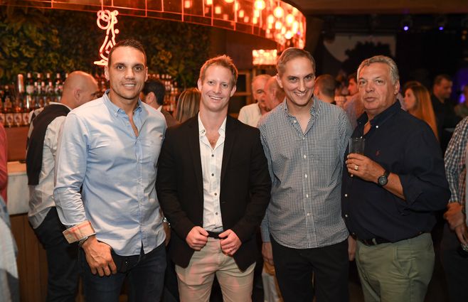 Diego Amaya, Richard Lempert, Federico Guarino y Carlos Amaya.