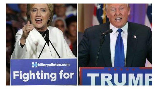 Hillary Clinton, Donald Trump