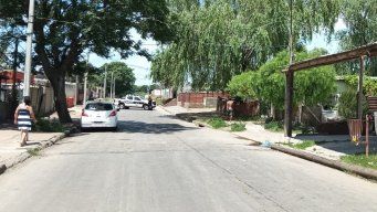 Foto: Subrayado. Presencia policial en Marconi tras tiroteo, el 28 de enero.