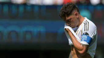 Federico Valverde lesionado en Real Madrid. Foto: AFP