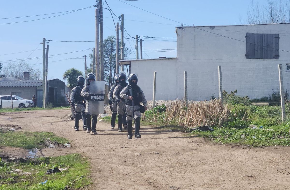 Foto: Subrayado. Allanamientos en la tarde de este martes. Foto: Subrayado. Allanamientos en la tarde de este martes.