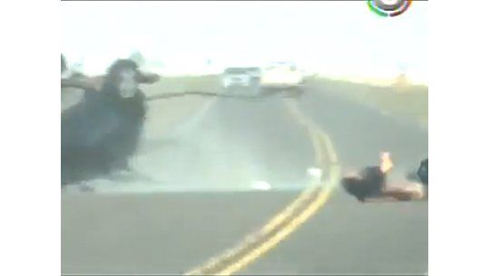 Impactante video de un accidente que se pudo evitar en Argentina