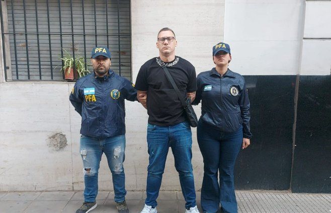 Luis Fernando Fernández Albín, uruguayo detenido en Buenos Aires.