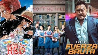 one piece film: red, una pasteleria en notting hill y fuerza bruta, los recomendados de cine