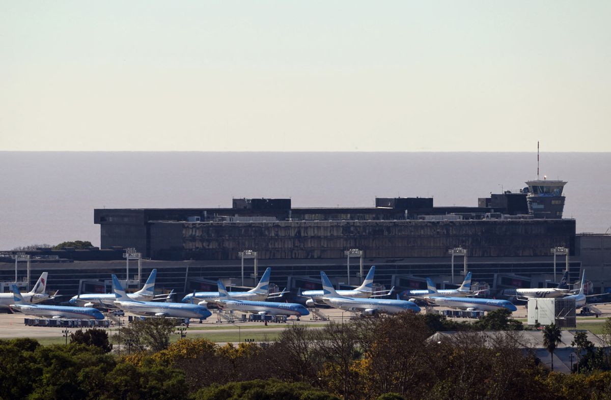 Foto: AFP. Paro general en Argentina, este 9 de mayo de 2024. Foto: AFP. Paro general en Argentina, este 9 de mayo de 2024.