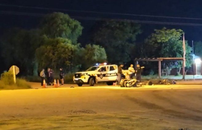 El accidente ocurrió sobre la hora 21:00 de este martes.