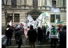 Funcionarios del Estado desocuparon el MEF