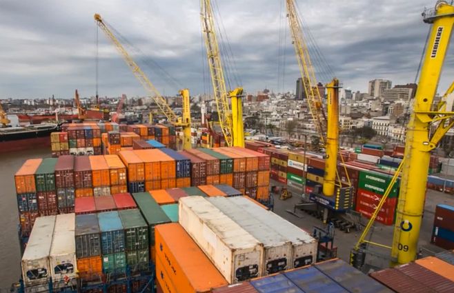 contenedores-puerto-de-montevideo-exportaciones-grua-trabajo