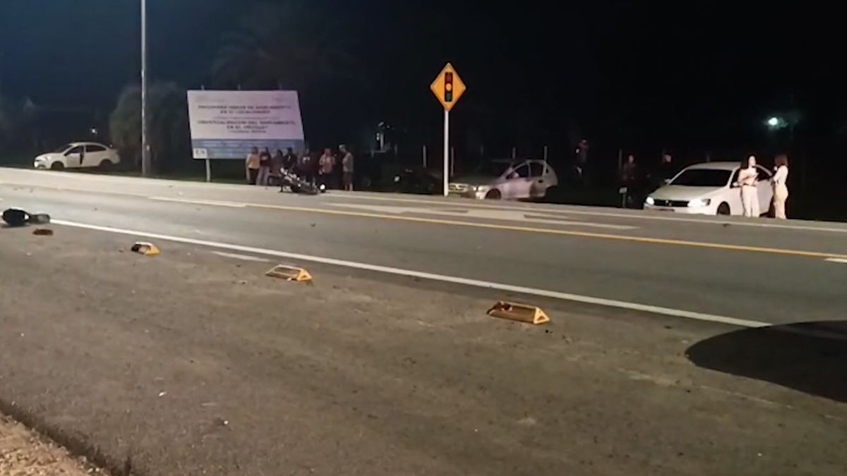 Murió un motociclista que fue chocado desde atrás por el conductor de un vehículo que fugó en Rocha