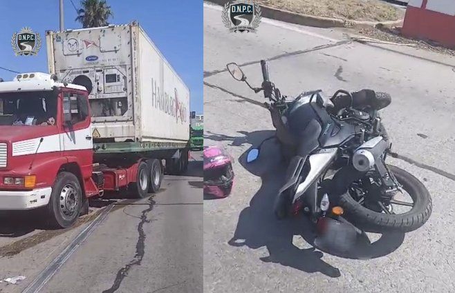 Fotos: Policía Caminera. Rambla portuaria, Montevideo.