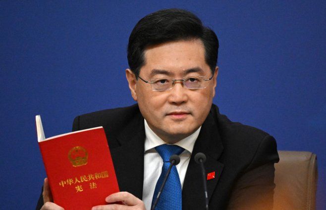 Foto: AFP. Qin Gang, ministro cesado.