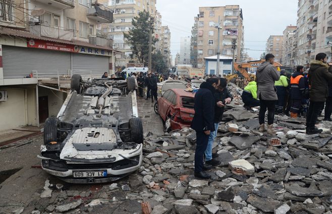 Terremoto en Turquía. Foto: AFP.
