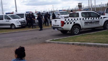 Foto: enviada a Subrayado por familiares de privados de libertad que se encontraban en el lugar&nbsp;