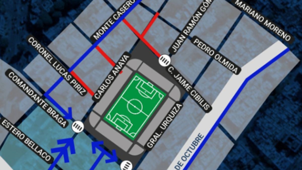 Nacional VS Peñarol: el operativo de seguridad con zona de exclusión, equipo K9 y objetos prohibidos