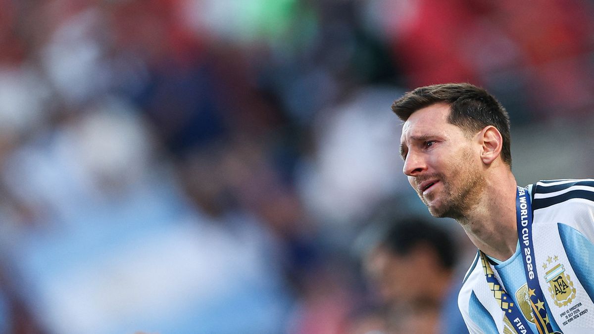Messi llora al esfumarse el sueño del bicampeonato en su estadio maldito