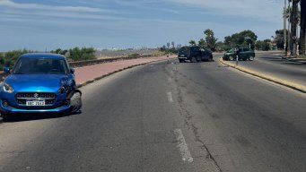 Foto: Valentina Villano, Subrayado. Accidente el 25 de diciembre de 2025 en rambla, en Punta Gorda.